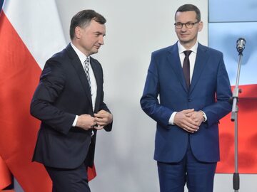 Zbigniew Ziobro i Mateusz Morawiecki