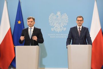 Zbigniew Ziobro i Mateusz Morawiecki