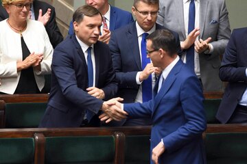 Zbigniew Ziobro i Mateusz Morawiecki