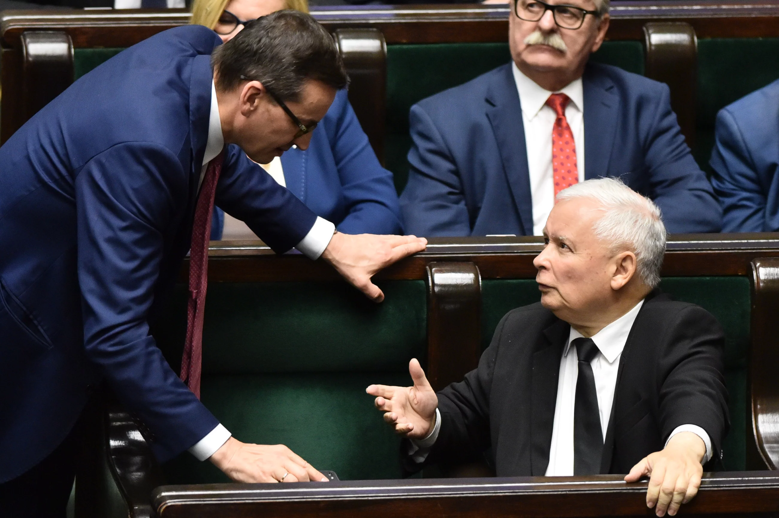 Jarosław Kaczyński i Mateusz Morawiecki