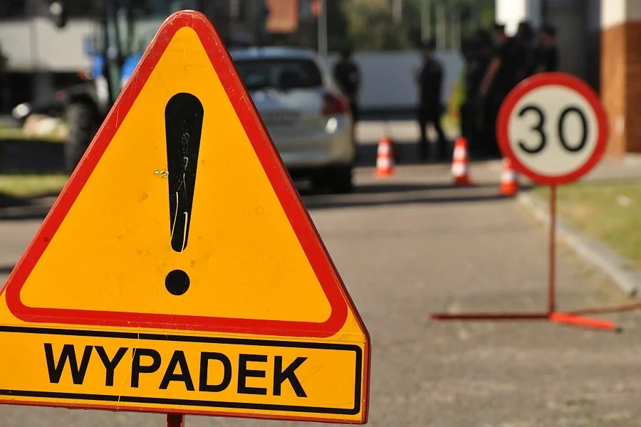 Wypadek – znak drogowy