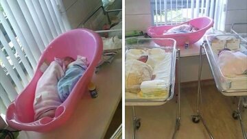 Zdjęcia z sali dla noworodków w Wojewódzkim Szpitalu Zespolonym