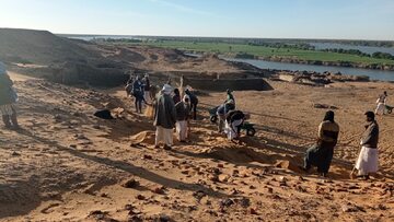 Zdjęcia z wykopalisk w Starej Dongoli w Sudanie