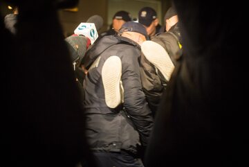Zdjęcie z policyjnej akcji z 9 listopada