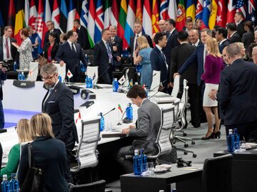 Zdjęcie ze szczytu NATO w Madrycie.