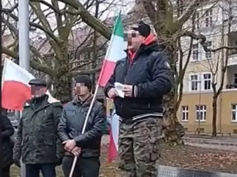 Protest antyszczepionkowców