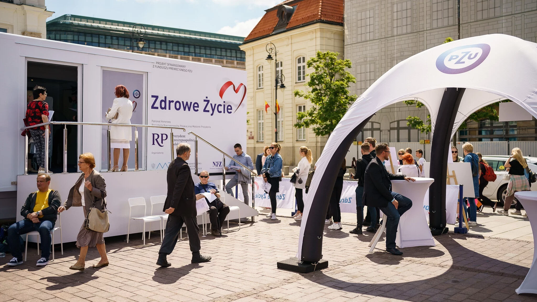 Mobilna Strefa Zdrowia w ramach projektu „Zdrowe Życie”