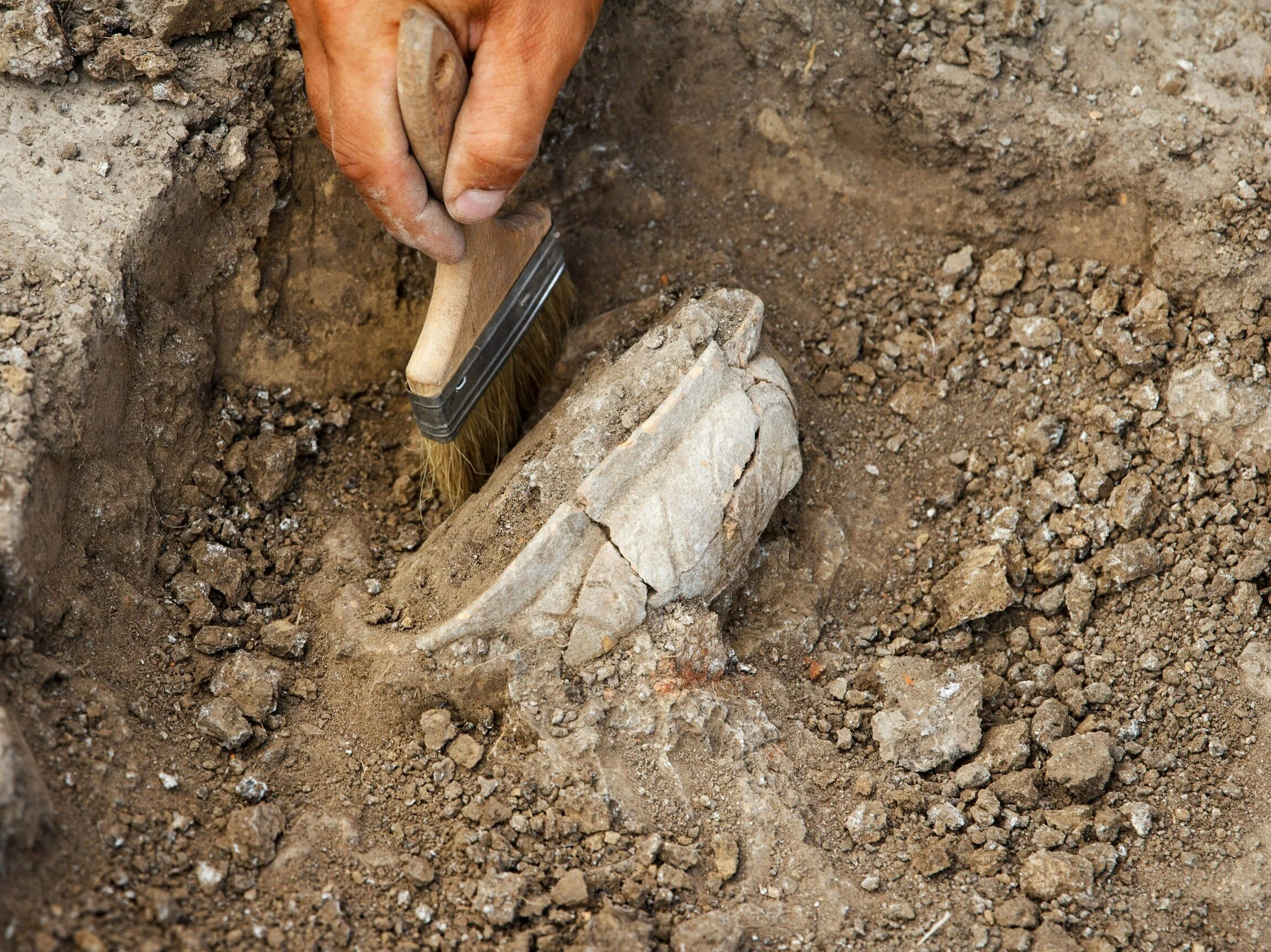 Wykopaliska archeologiczne/zdjęcie poglądowe