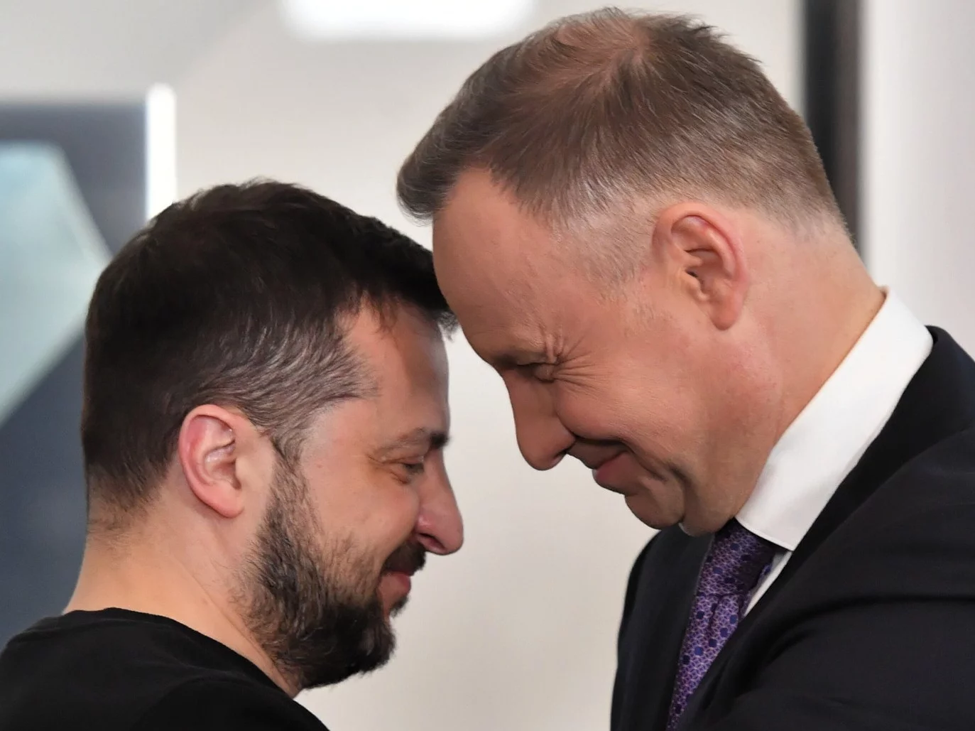 Wołodymyr Zełenski i Andrzej Duda