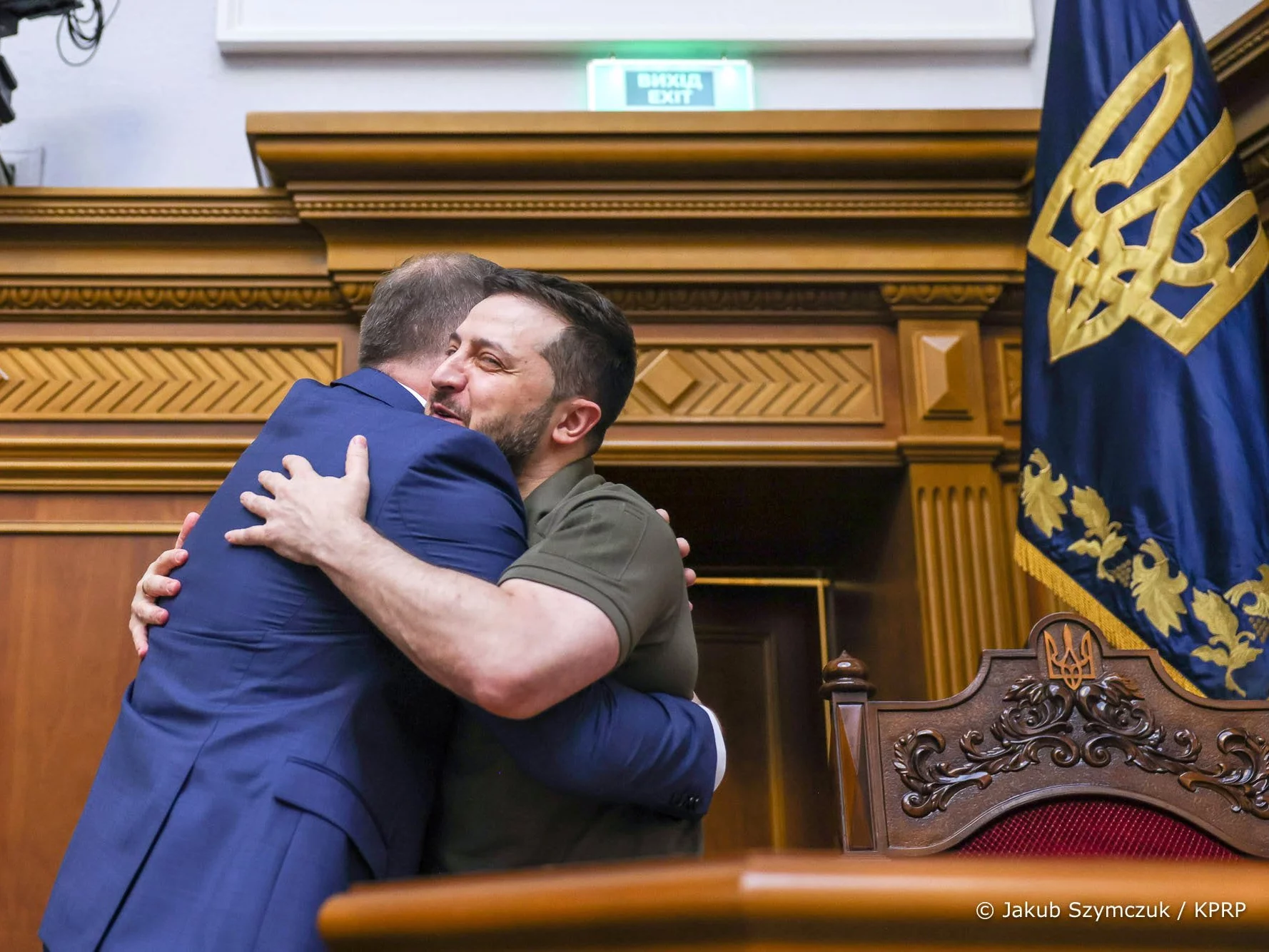 Andrzej Duda i Wołodymyr Zełenski