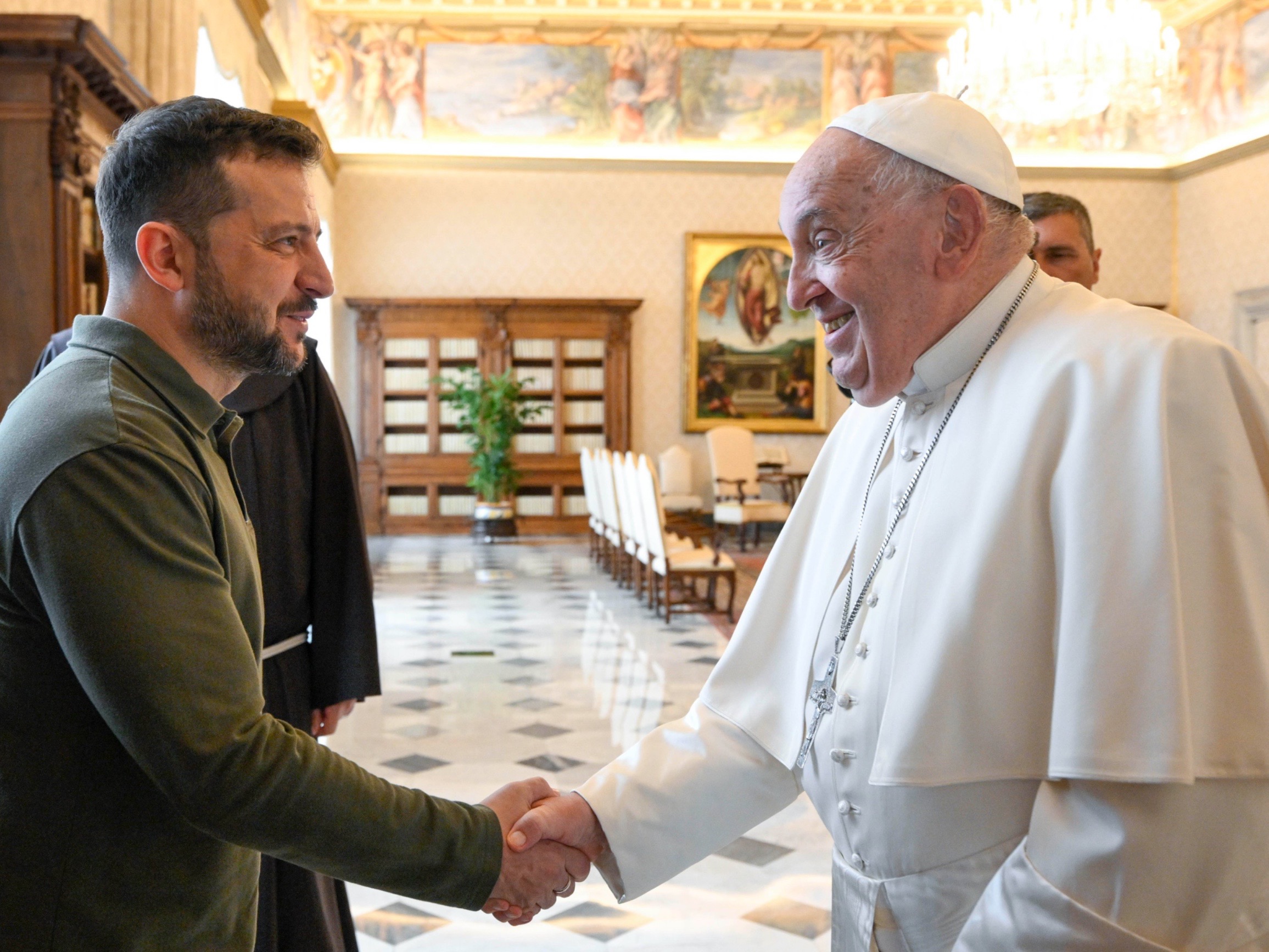 Zełenski spotkał się z papieżem Franciszkiem