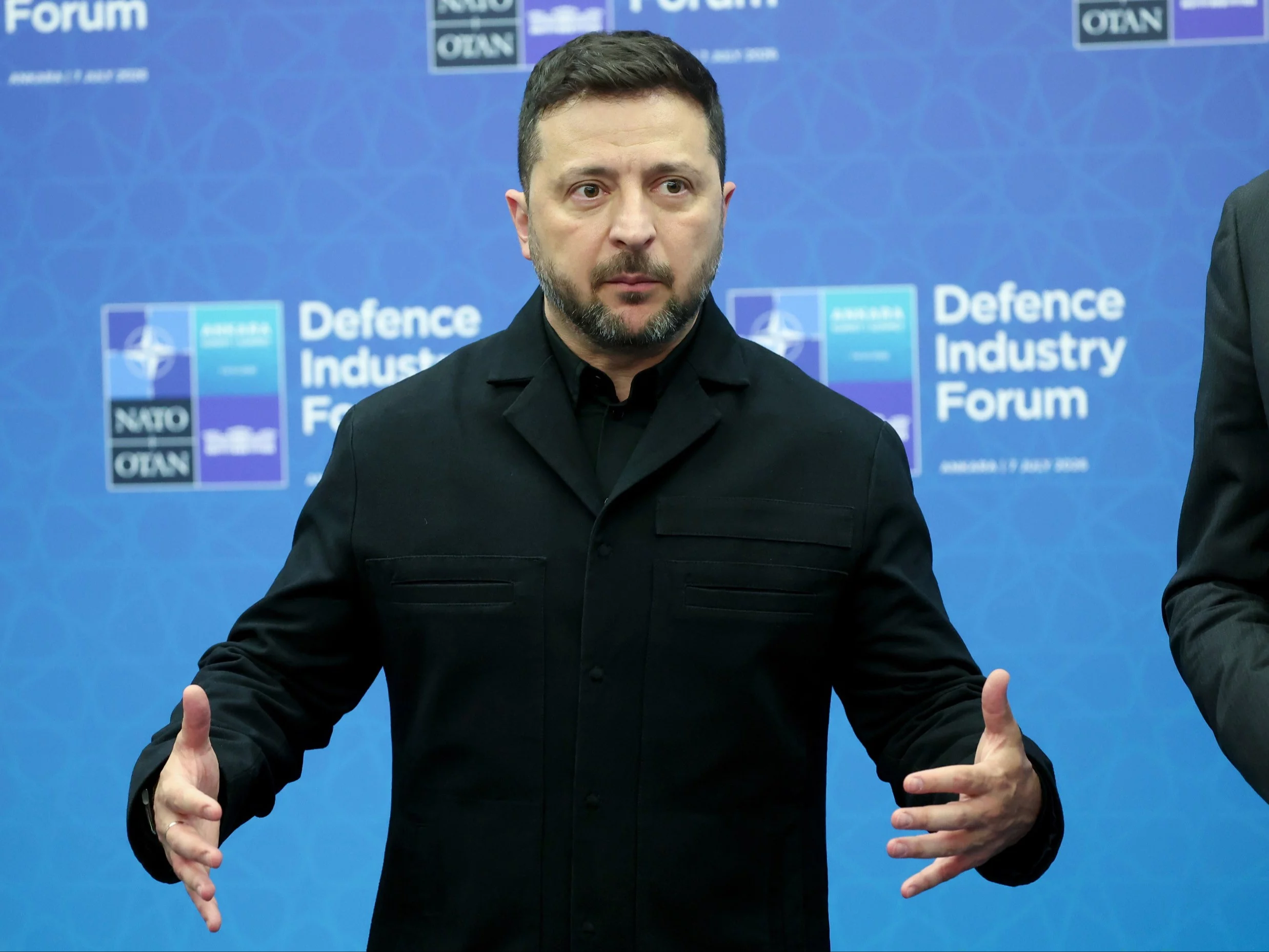 Prezydent Ukrainy Wołodymyr Zełenski