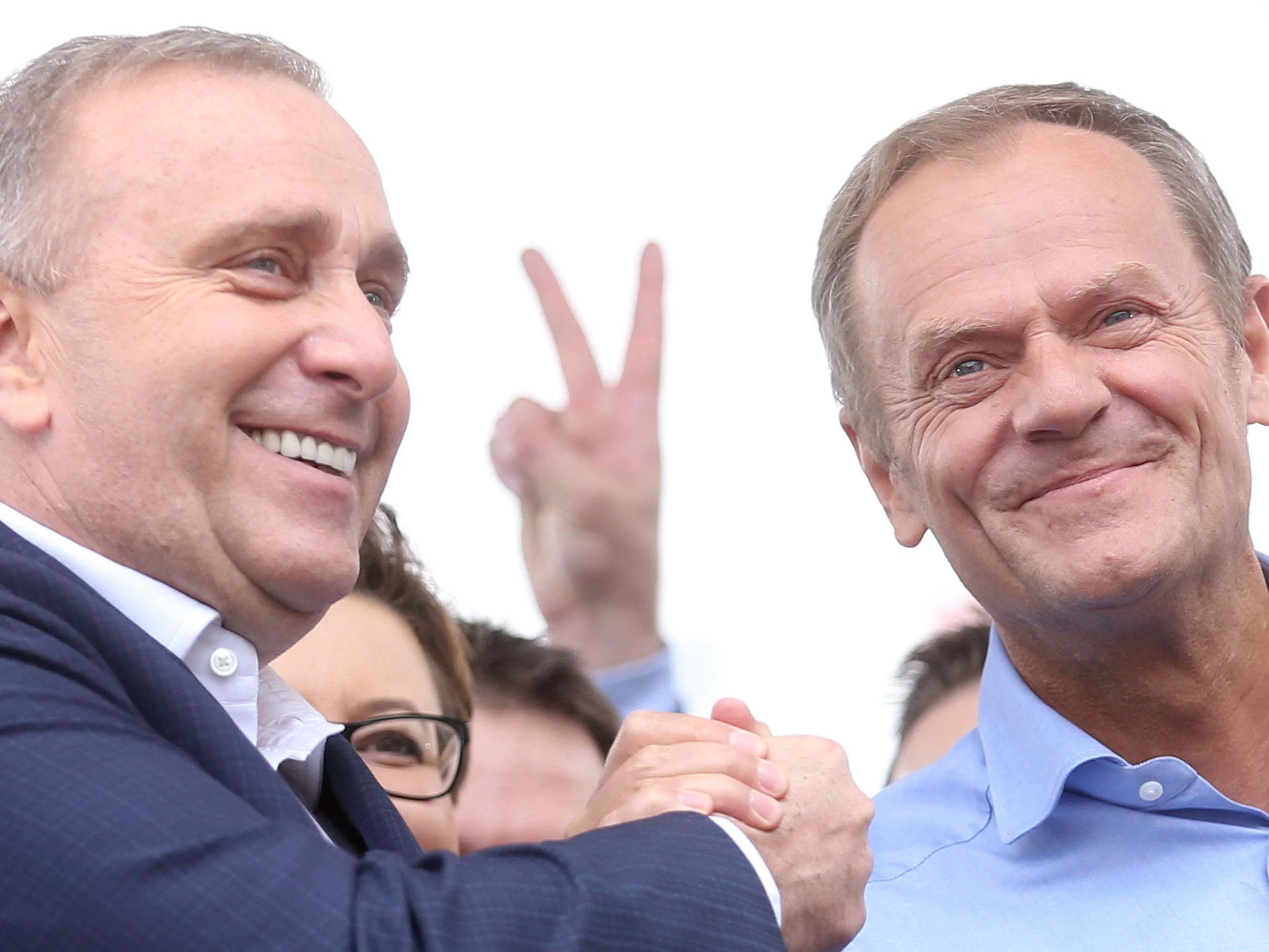 Donald Tusk i Grzegorz Schetyna