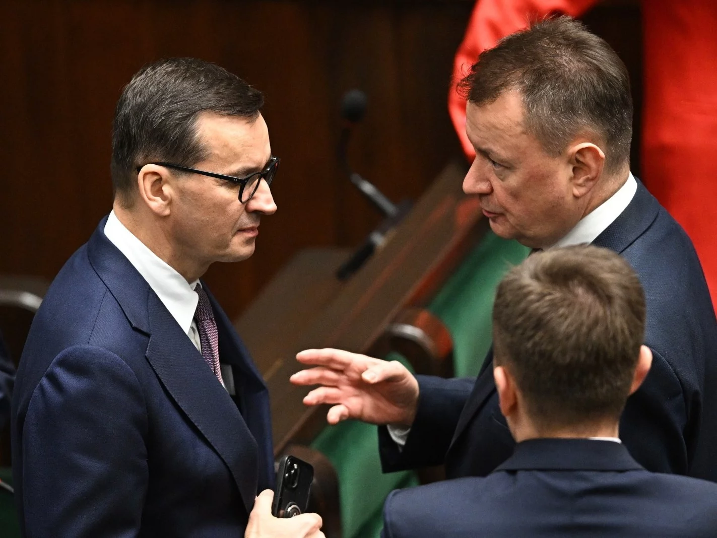 Mateusz Morawiecki i Mariusz Błaszczak