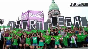 Zielony protest kobiet w Argentynie