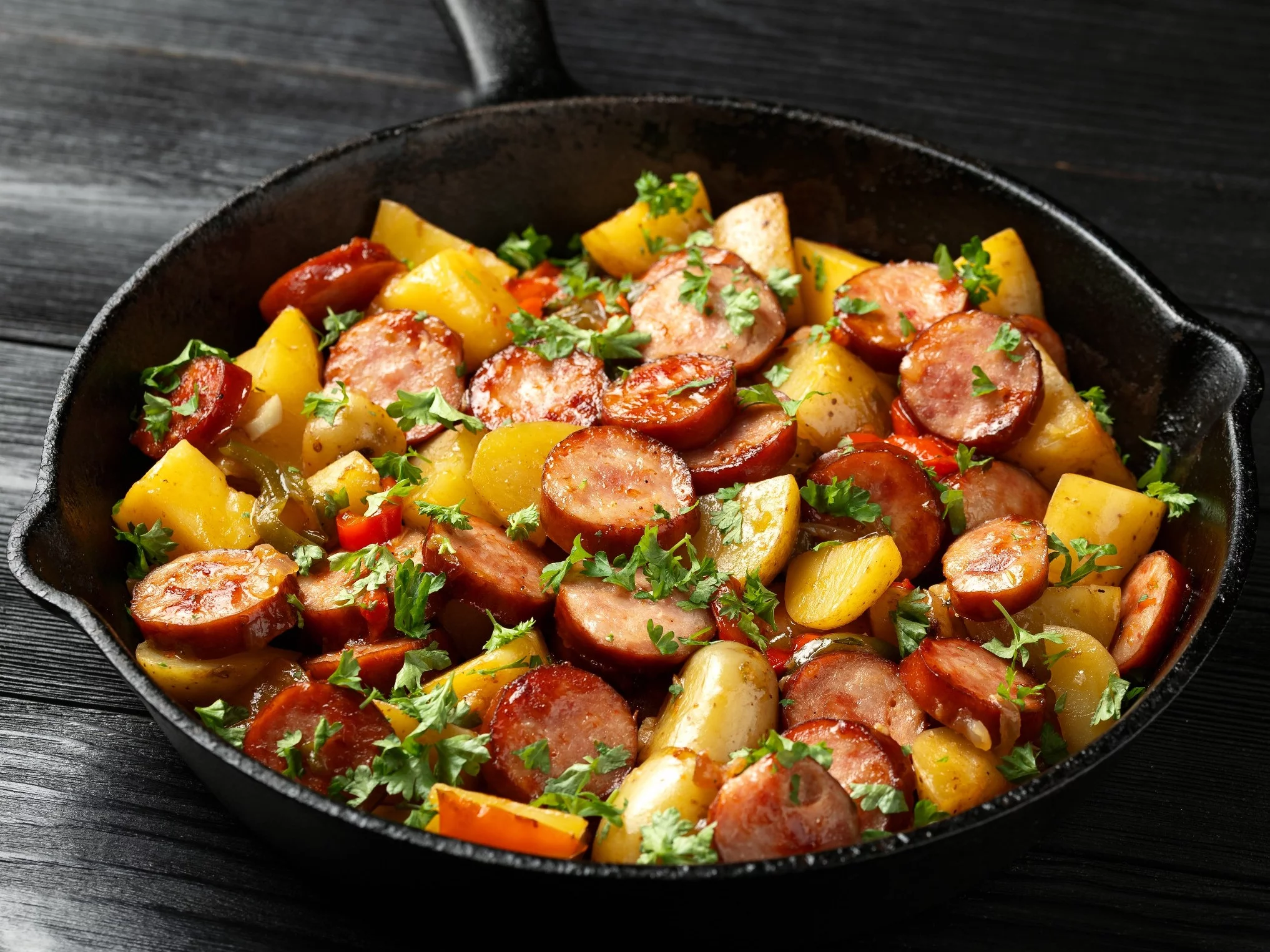 Ziemniaki z kiełbasą