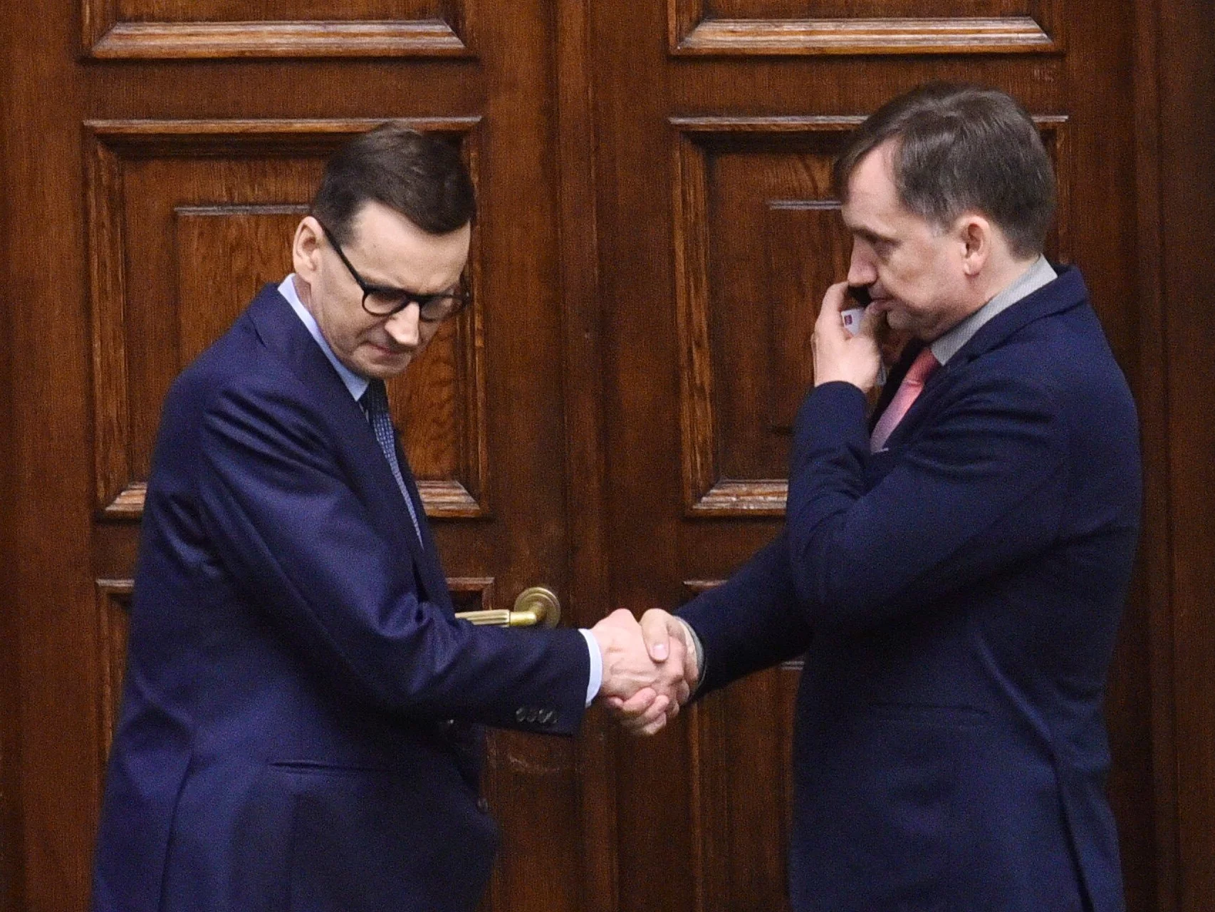 Mateusz Morawiecki i Zbigniew Ziobro