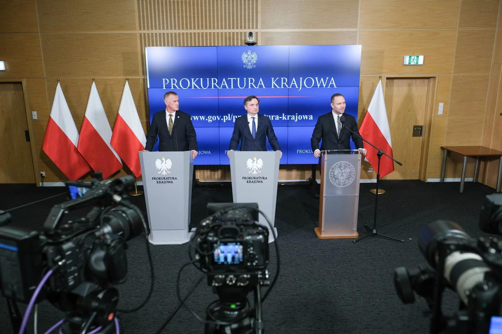 Konferencja prasowa z udziałem Zbigniewa Ziobro