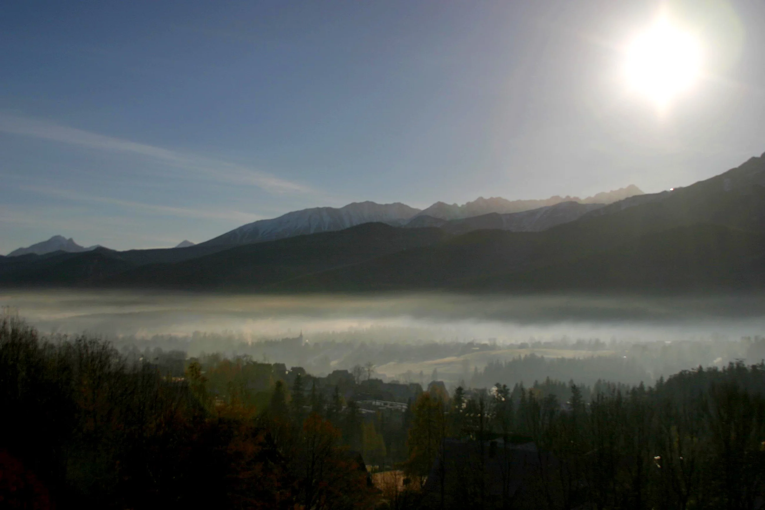 Widok na Zakopane ze stoków Gubałówki, zdj. ilustracyjne