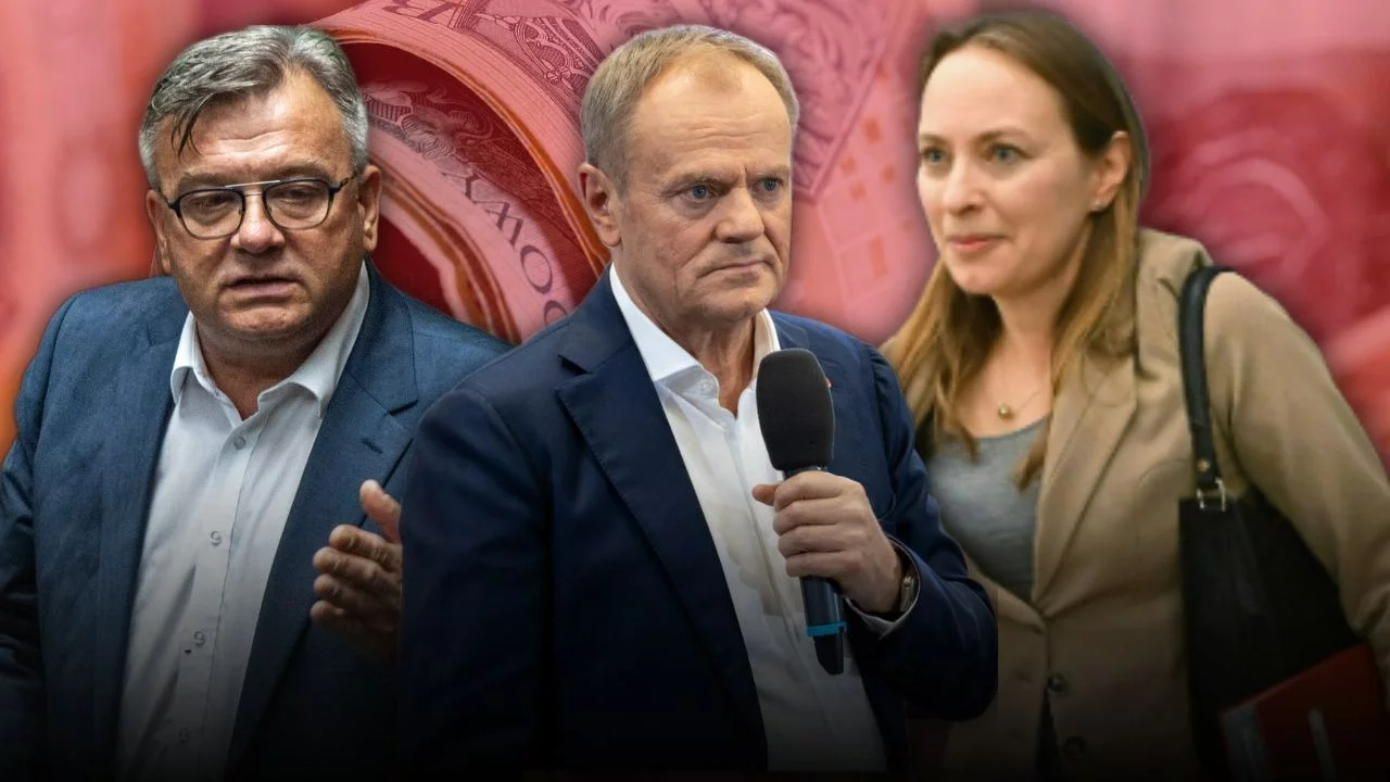 Donald Tusk, Artur Łącki i Katarzyna Pełczyńska-Nałęcz