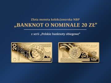 Złota moneta kolekcjonerska NBP