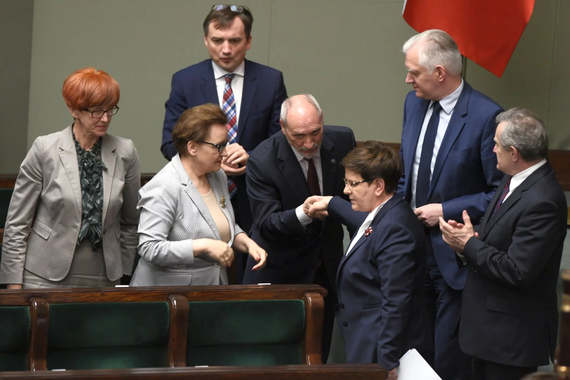 Ministrowie i premier Beata Szydło w Sejmie