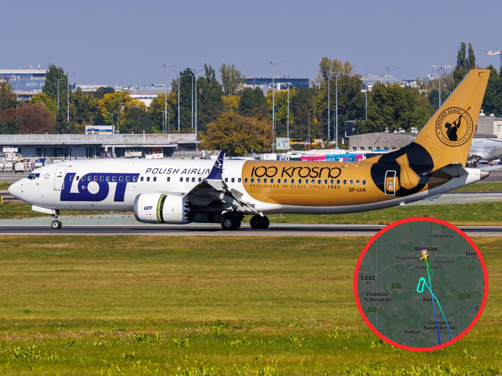 Boeing PLL LOT zmienił trasę