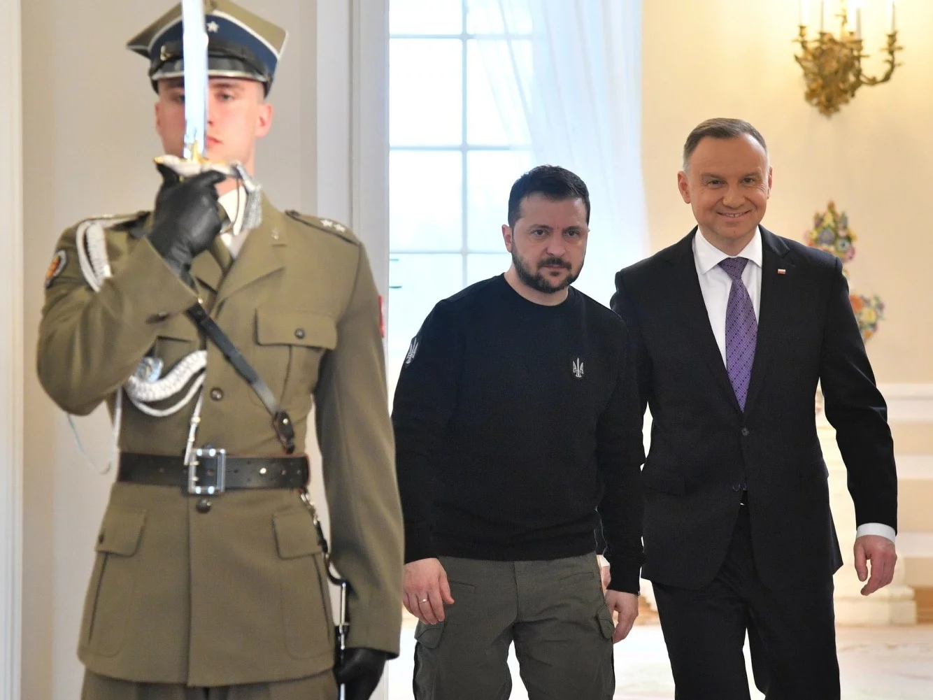 Wołodymyr Zełenski i Andrzej Duda