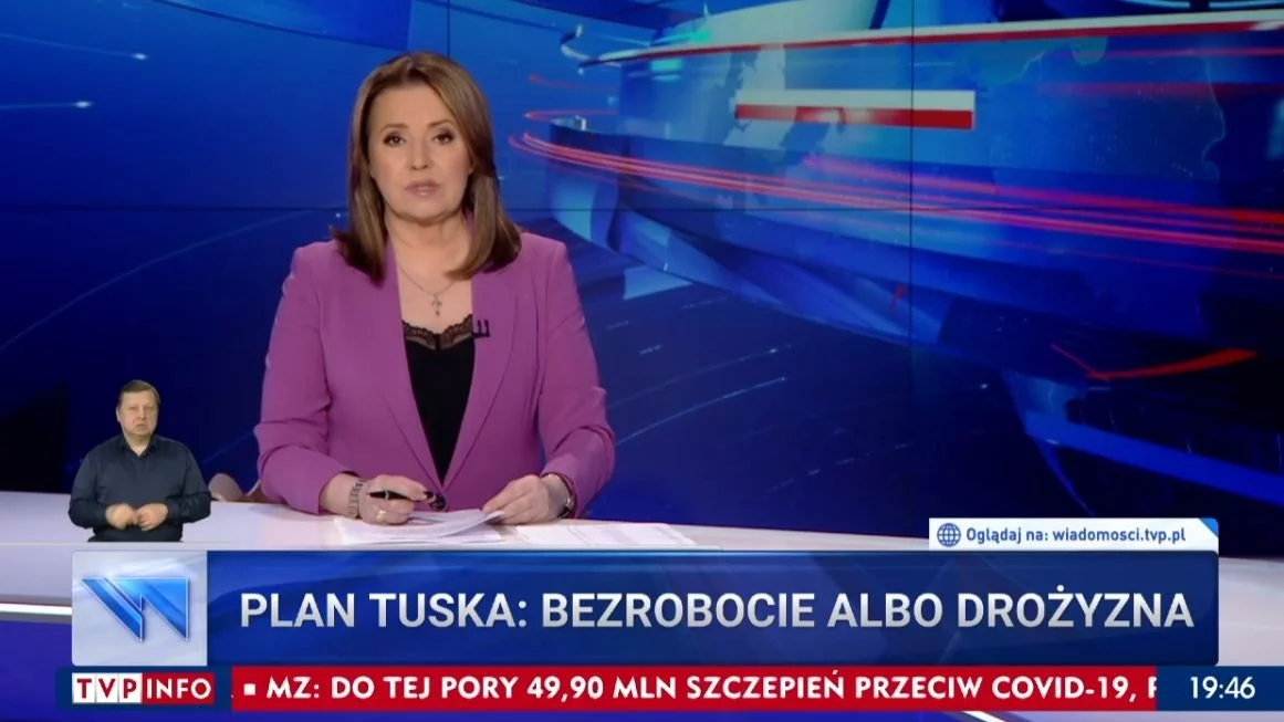 „Wiadomości” TVP z 19 stycznia 2022 roku