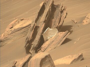 Znaleziony śmieć na Marsie