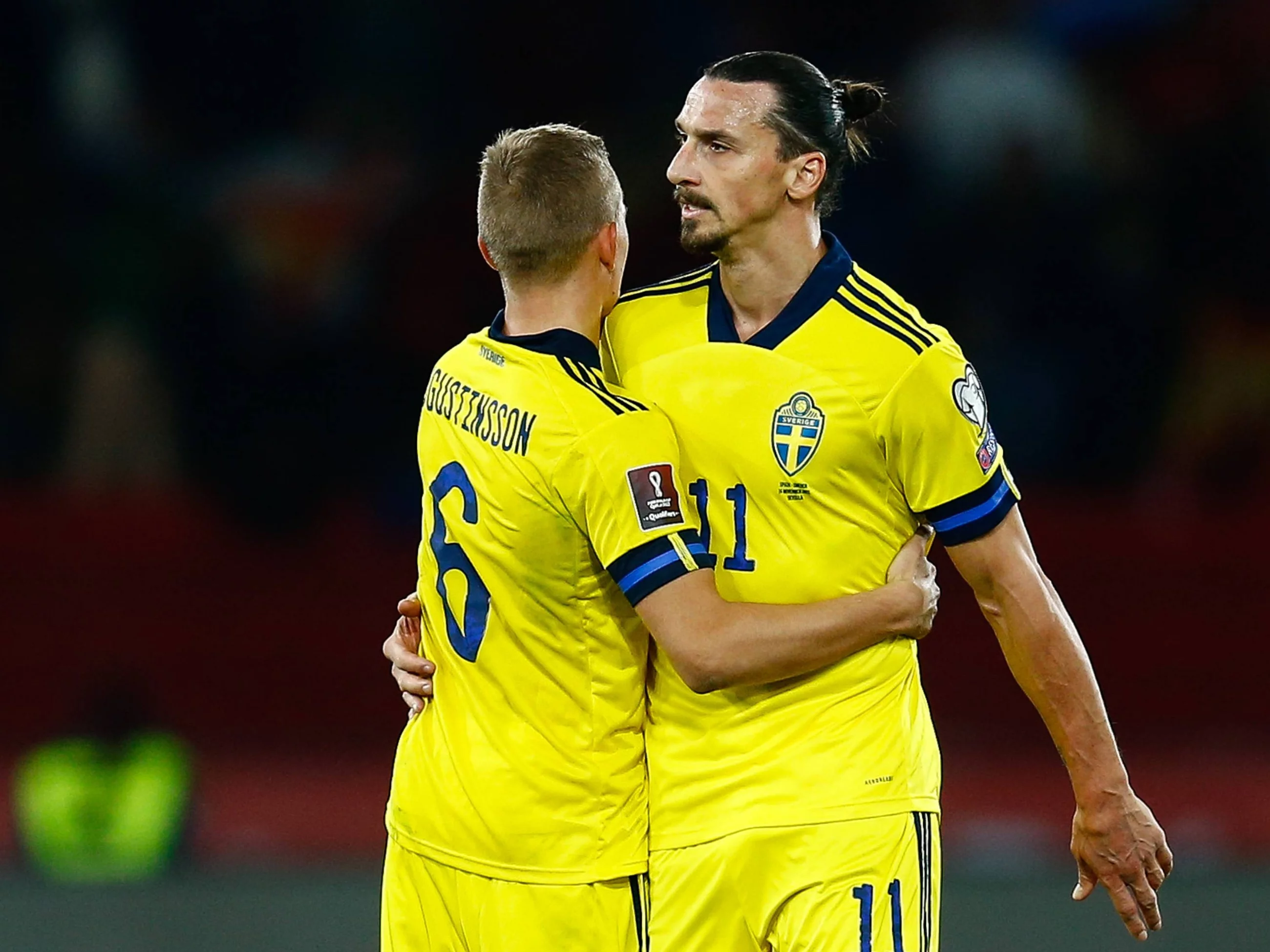 Ludwig Augustinsson i Zlatan Ibrahimović