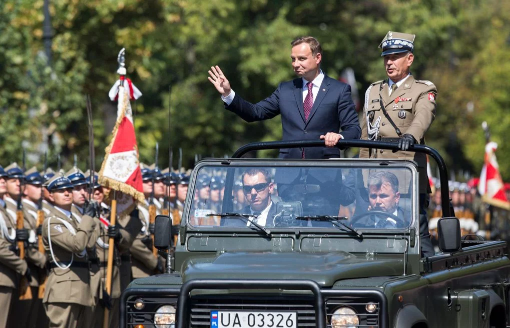 Prezydent Andrzej Duda i szef Sztabu Generalnego gen. Mieczysław Gocuł