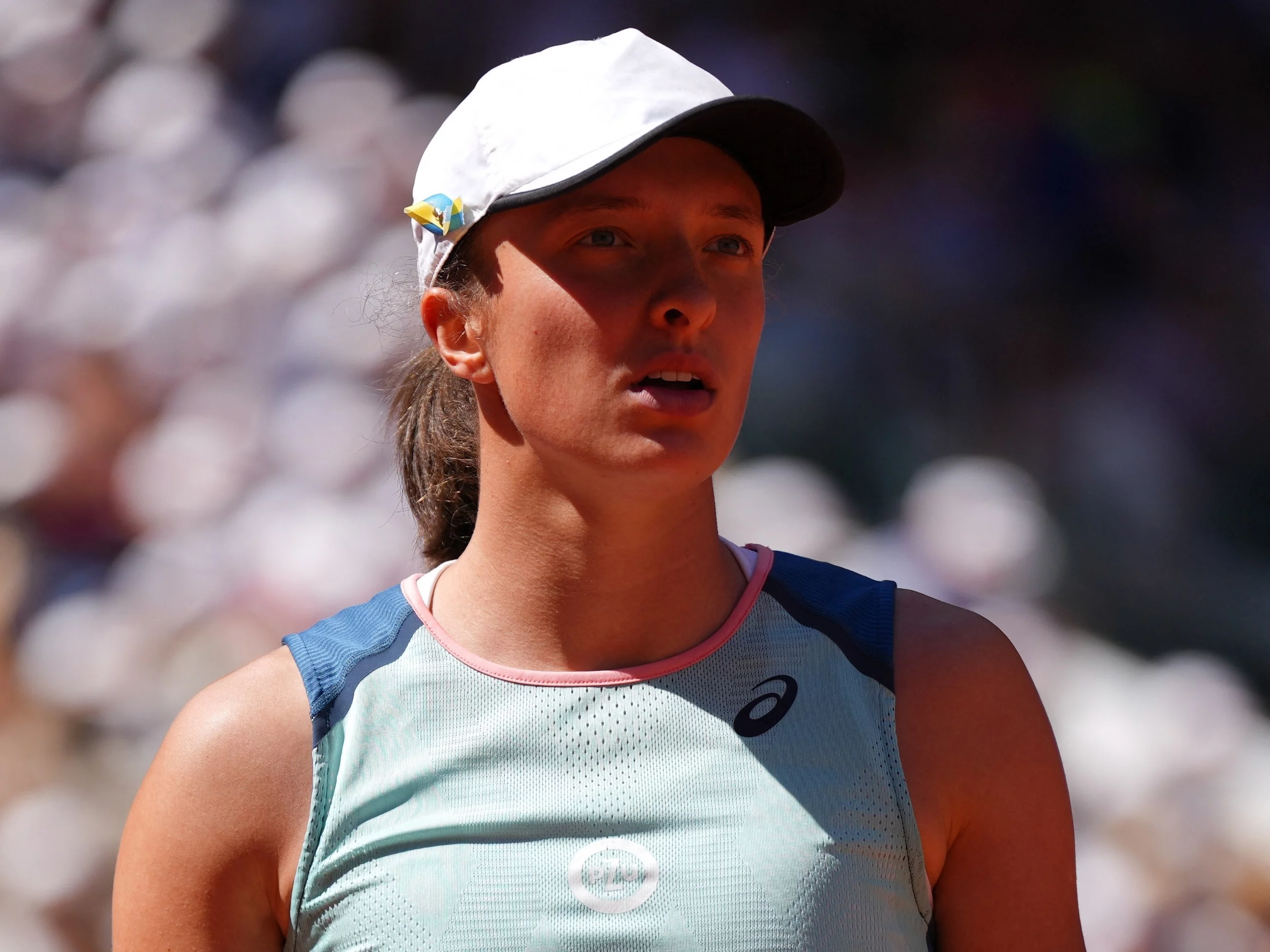 Iga Świątek podczas French Open 2022