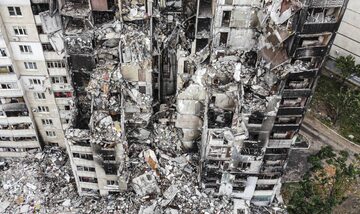 Zniszczenia w Charkowie, zdjęcie ilustracyjne