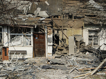Zniszczenia w Kijowie