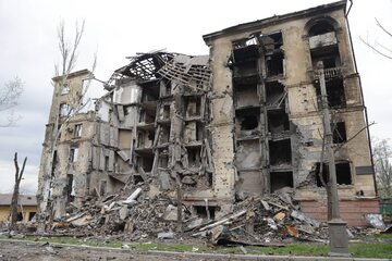 Zniszczenia w Mariupolu, zdjęcie ilustracyjne