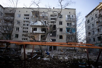 Zniszczenia w Ukrainie, zdjęcie ilustracyjne