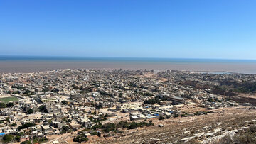 Zniszczone miasto Derna