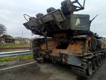 Zniszczony rosyjski sprzęt w obwodzie czernihowskim
