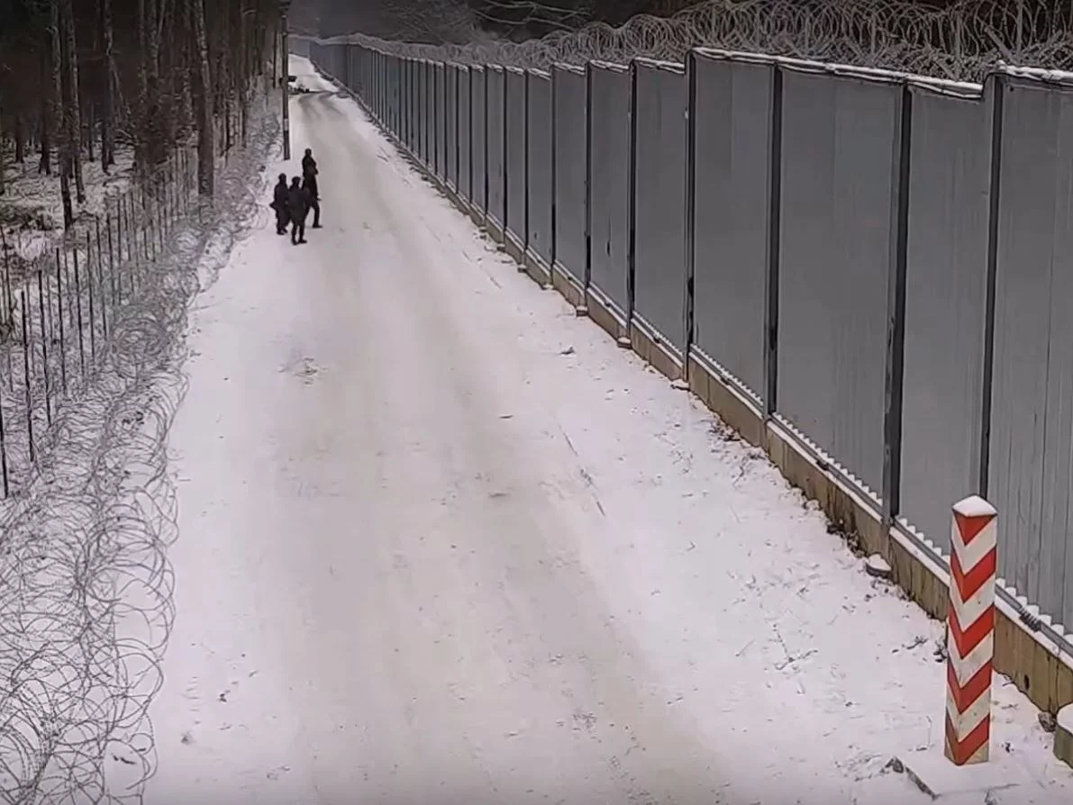 Atak na polski patrol na granicy z Białorusią