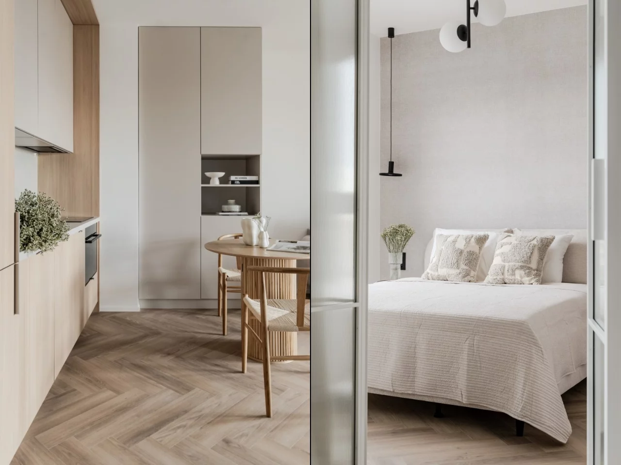 Minimalizm, lecz przytulny. Zobacz małe, ale wygodne mieszkanie – ma tylko 36 m²