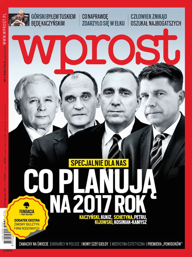 Okładka 2/2017 (1769) WPROST