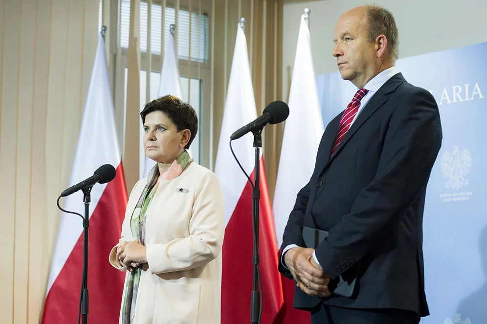 Beata Szydło i Konstanty Radziwiłł