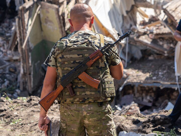 Żołnierz ukraiński, zdjęcie ilustracyjne