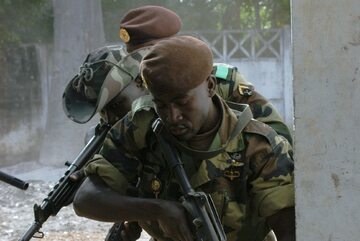 Żołnierze senegalskiej armii