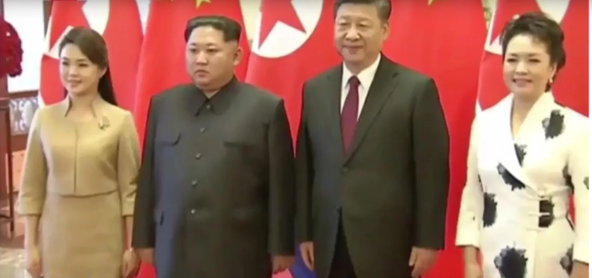 Ri Sol Ju, Kim Dzong Un, Xi Jinping, Peng Liyuan