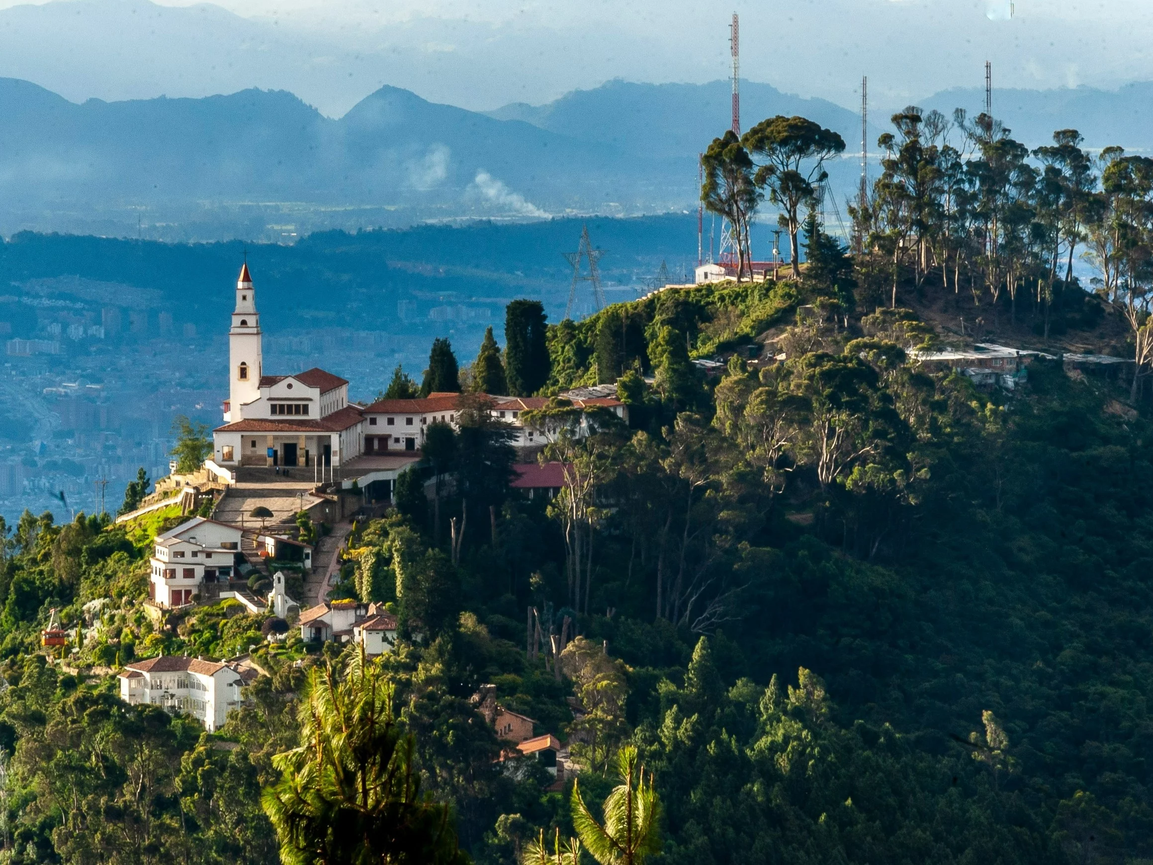 Wzgórze Monserrate w Kolumbii