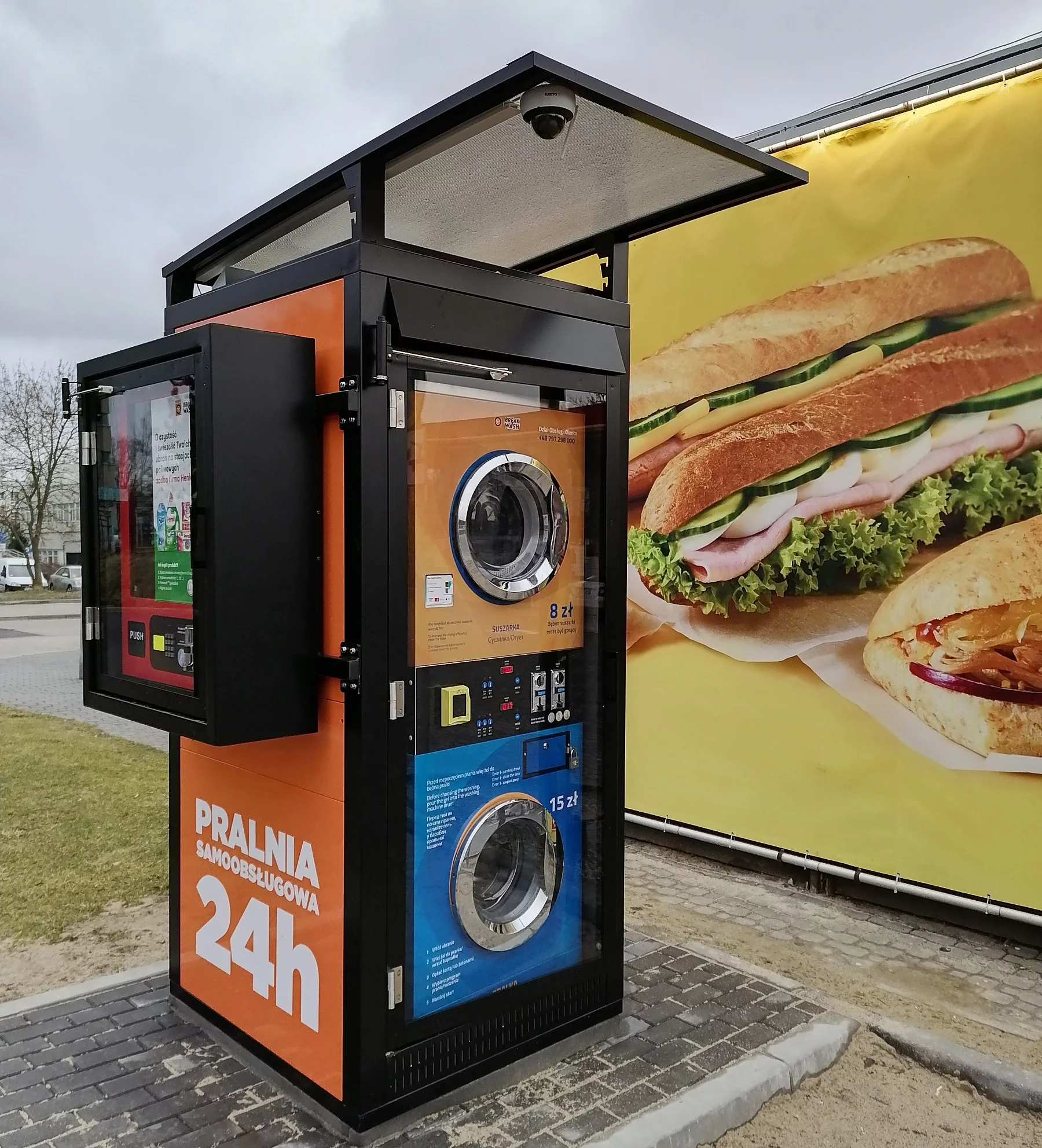 Pralki samoobsługowe na stacjach Circle K