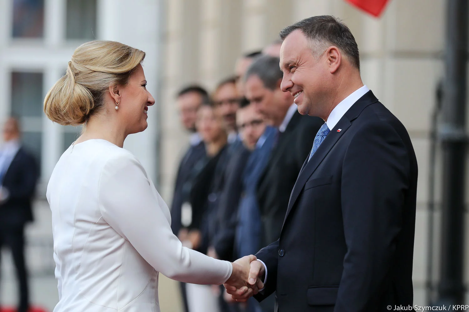 Andrzej Duda i Zuzana Čaputova