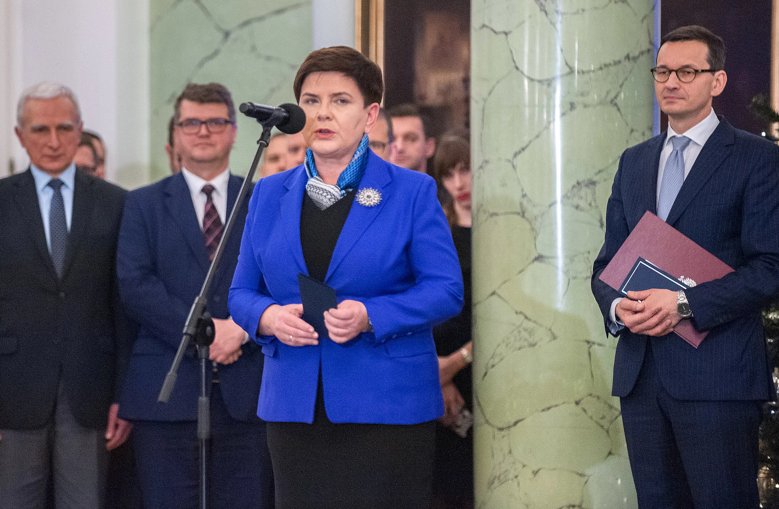 Beata Szydło i Mateusz Morawiecki